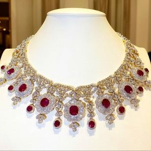 Burmese Rubies and diamond